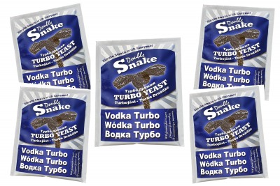 Спиртовые дрожжи Double Snake Vodka Turbo, 70 грамм, АКЦИЯ 5 шт