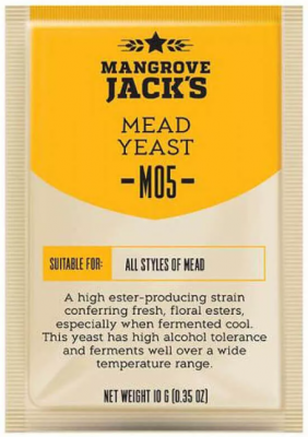 Дрожжи для медовухи Mangrove Jack's Mead M05, 10 г	