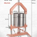 Пресс для отжима сока домкратный Домашний Заготовщик, 18 литров
